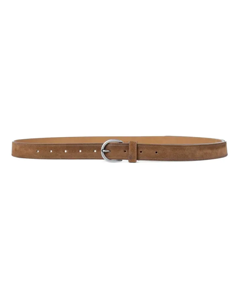 Ann Demeulemeester Konji suede belt - Braun Braun