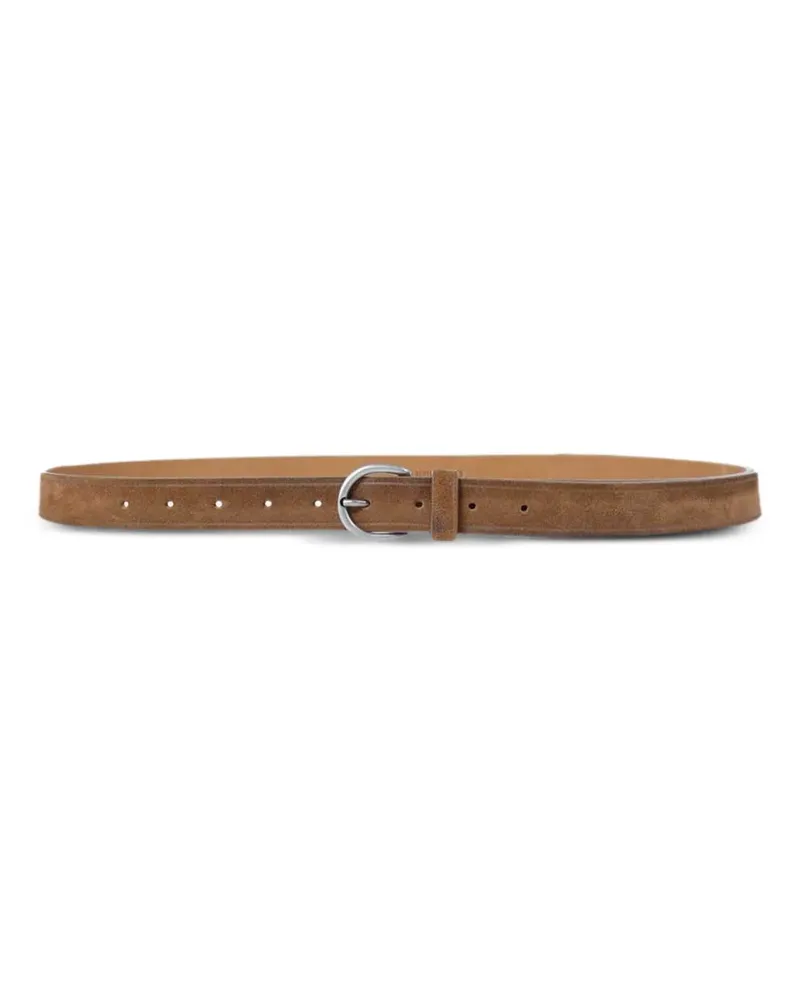 Ann Demeulemeester Konji suede belt - Braun Braun