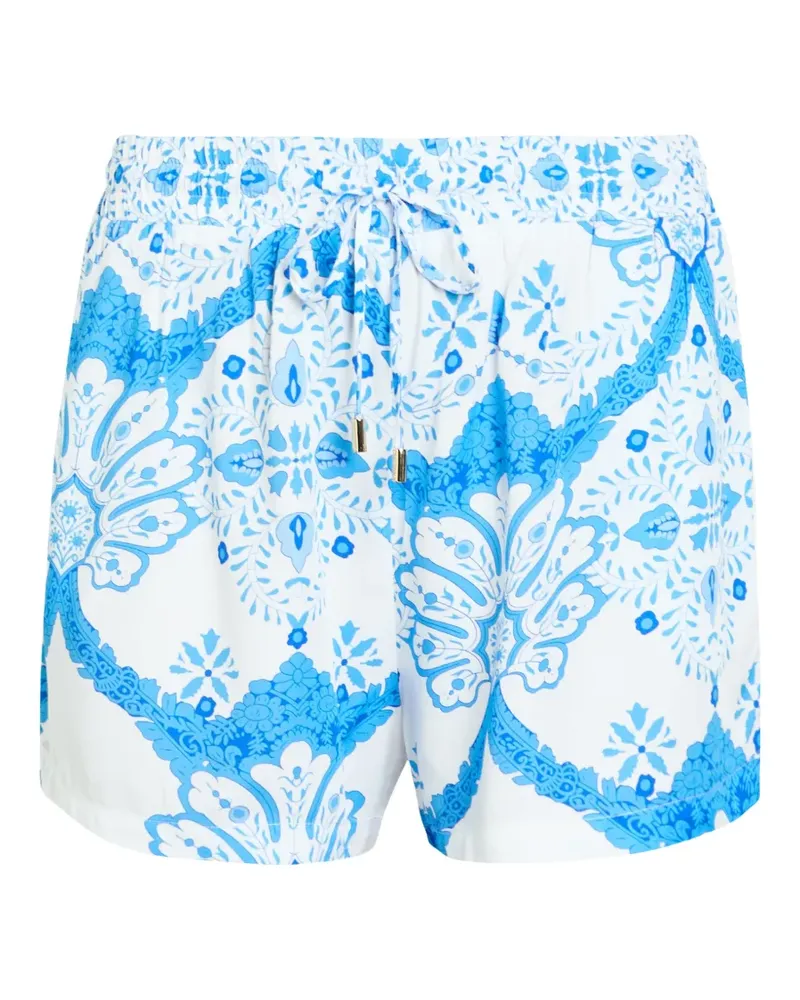 Melissa Odabash Annie floral-print shorts - Weiß Weiß