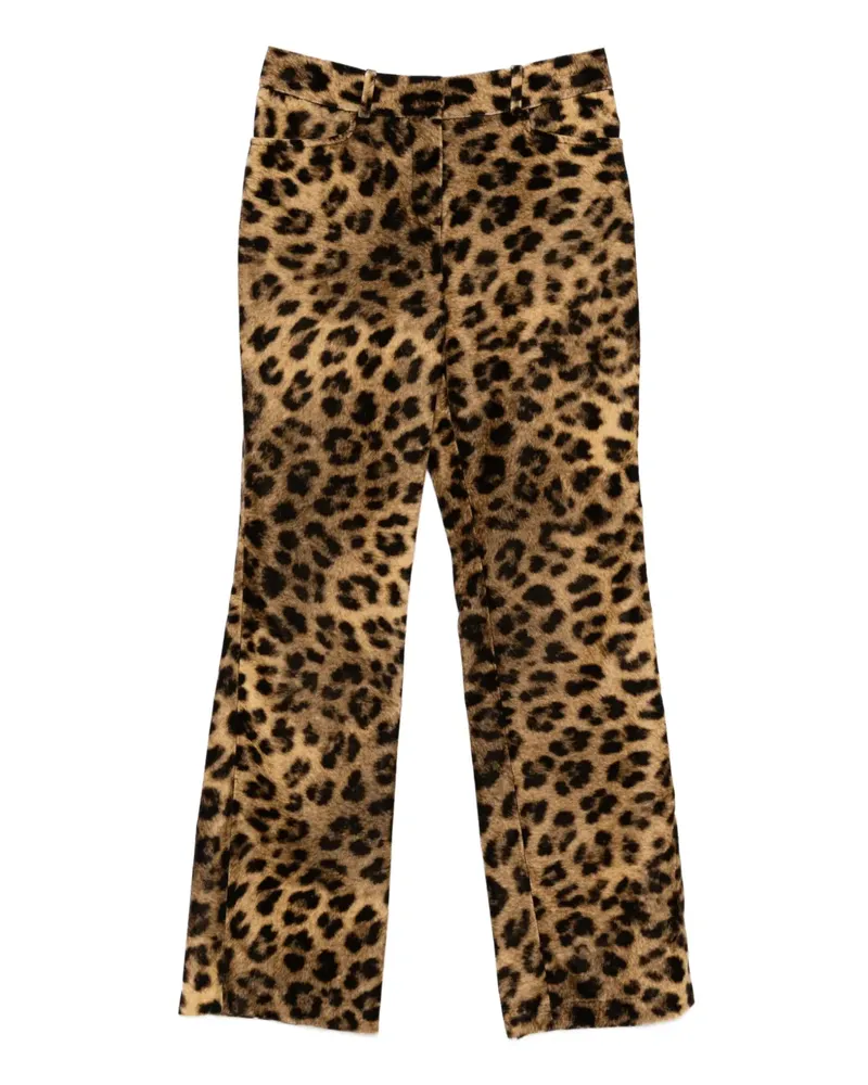 ba&sh animal-print trousers - Braun Braun