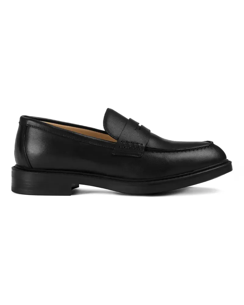 Doucal´s Klassische Penny-Loafer - Schwarz Schwarz