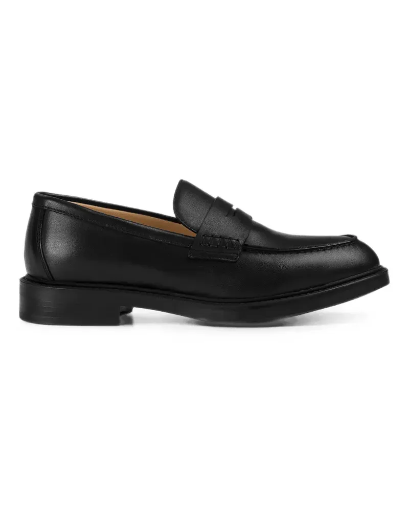 Doucal´s Klassische Penny-Loafer - Schwarz Schwarz