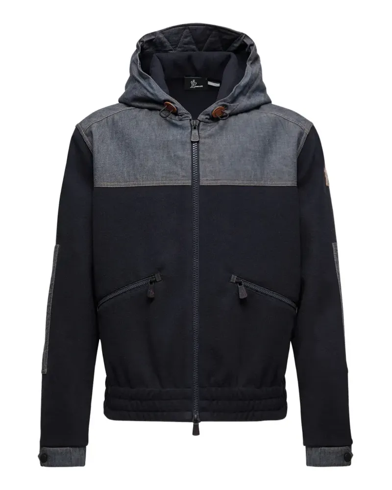 Moncler Hoodie mit Reißverschluss - Blau Blau