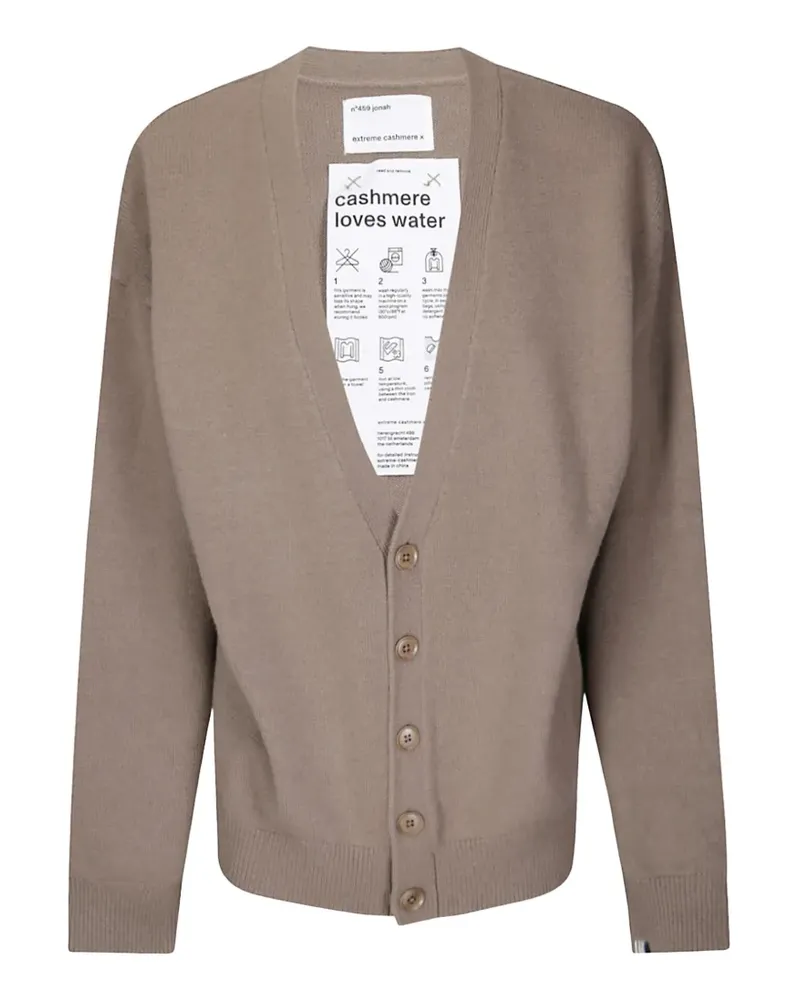 extreme cashmere Nº 459 Jonah button-up cardigan - Nude Nude