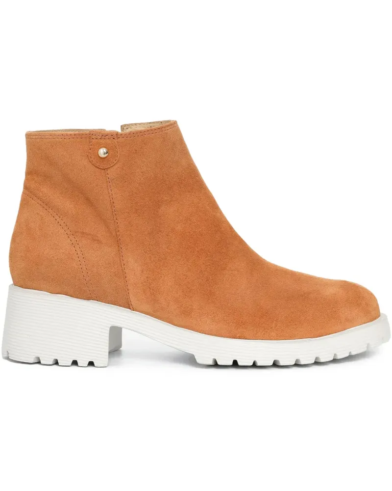 Sarah Chofakian Brioche Stiefel mit Reißverschluss 40mm - Braun Braun