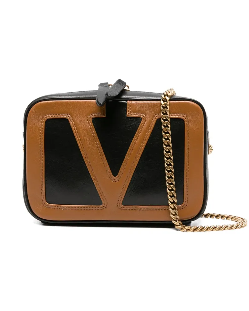 Valentino Garavani VLogo Schultertasche - Schwarz Schwarz