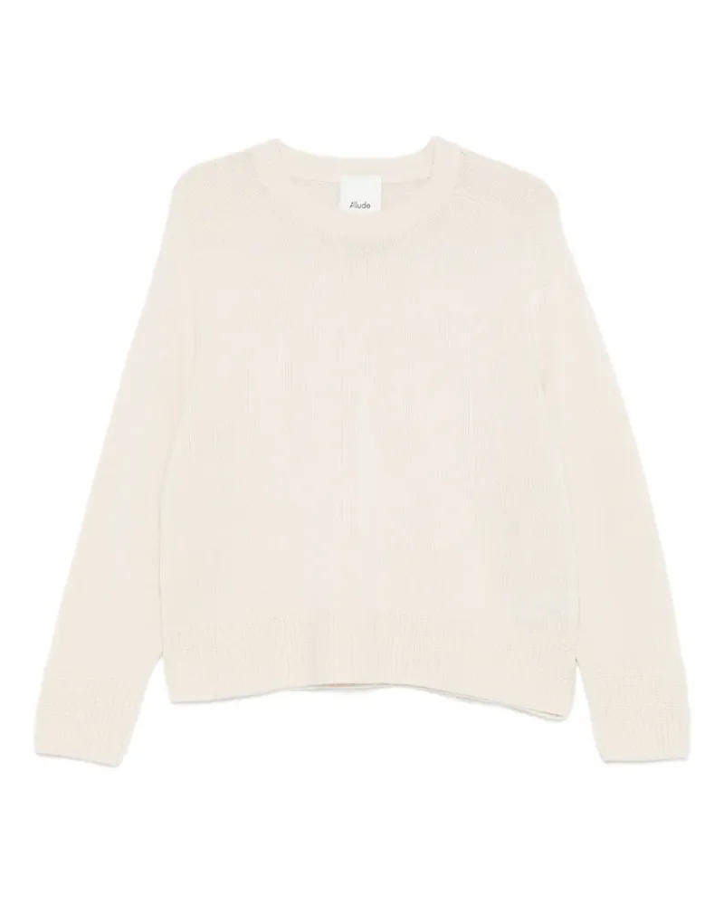 ALLUDE Pullover mit Rundhalsausschnitt - Nude Nude