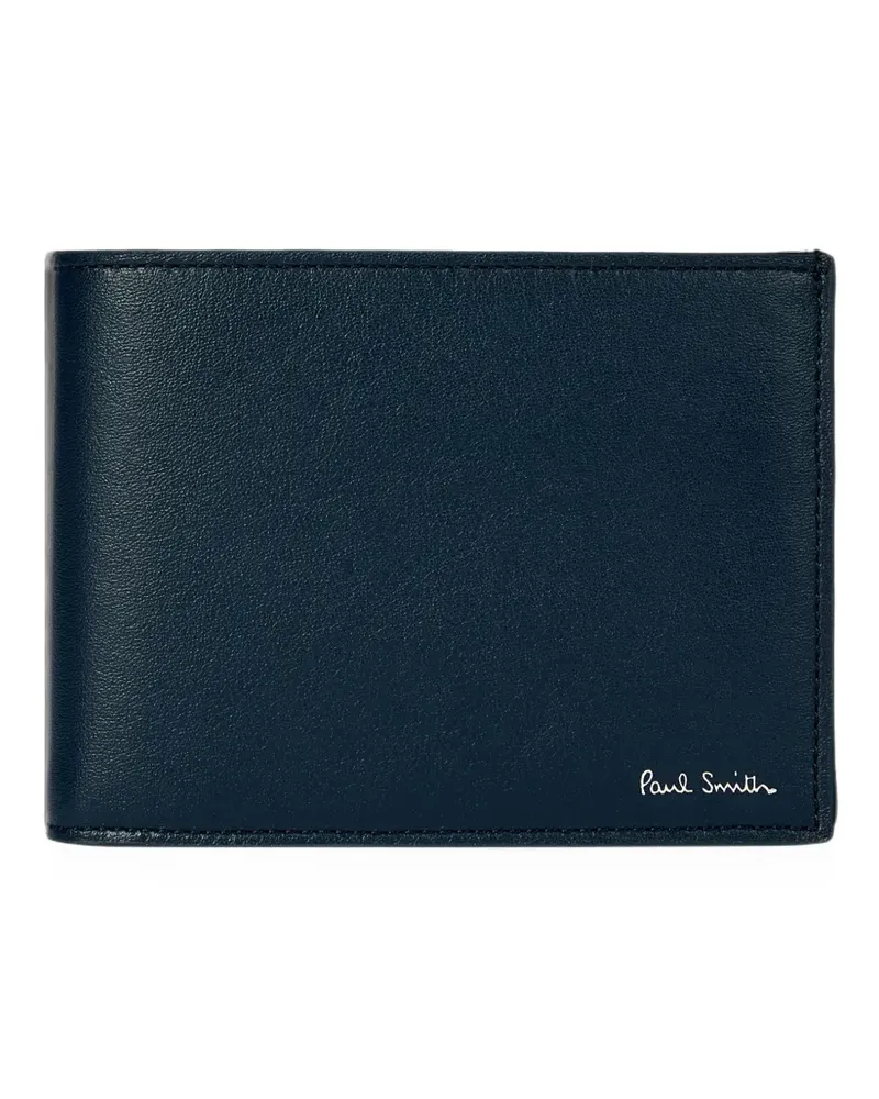 Paul Smith Dunkelblaues "London Travel" Portemonnaie Blau