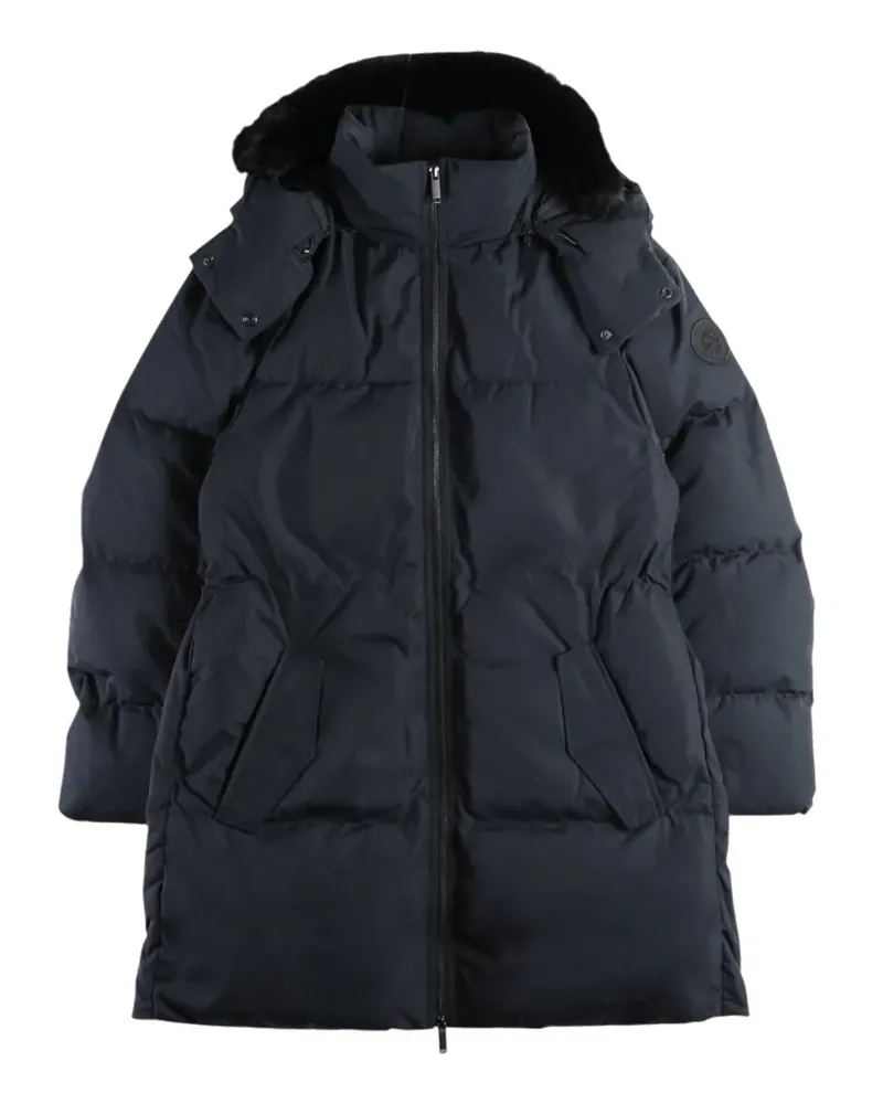 Canada Goose Aren Kapuzenparka mit Pelzbesatz - Schwarz Schwarz