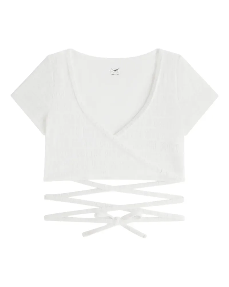 KITH monogram wrap top - Weiß Weiß