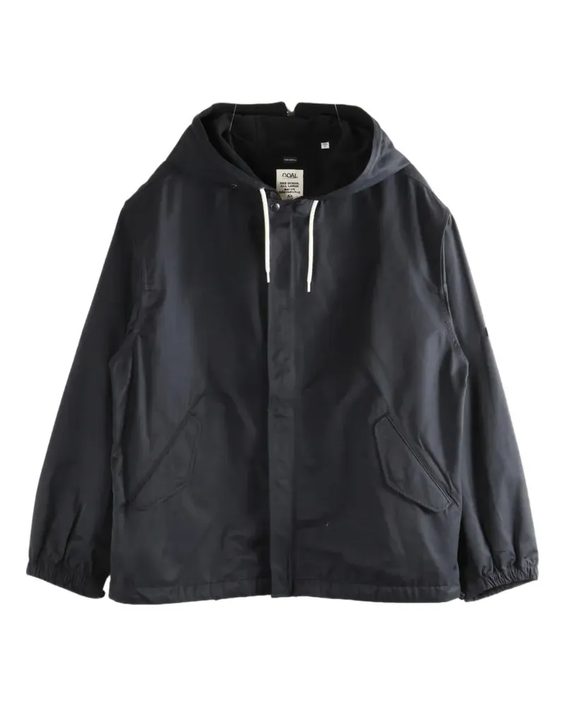 nanamica hooded drawstring-fastening jacket - Schwarz Schwarz