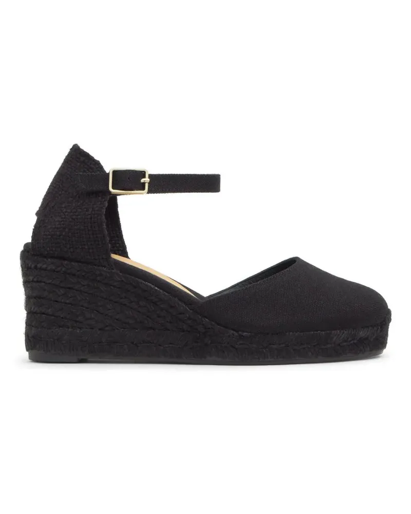 Castañer Carol Wedge-Espadrilles - Schwarz Schwarz