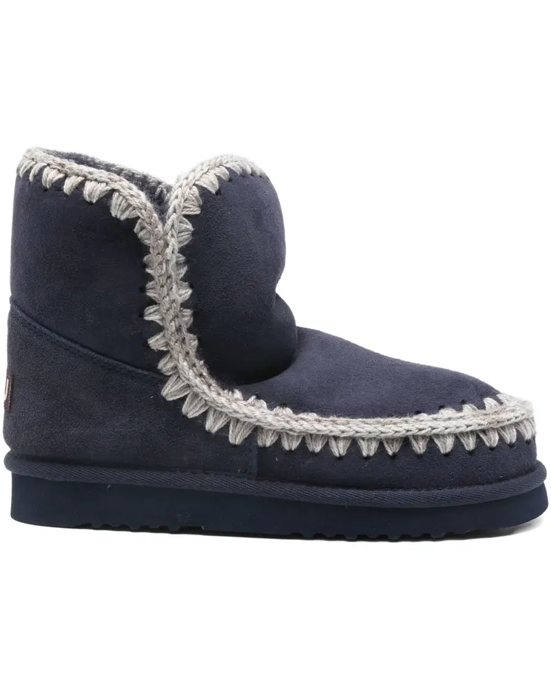 Mou Eskimo 18 double face sheepskin boots - Blau Blau