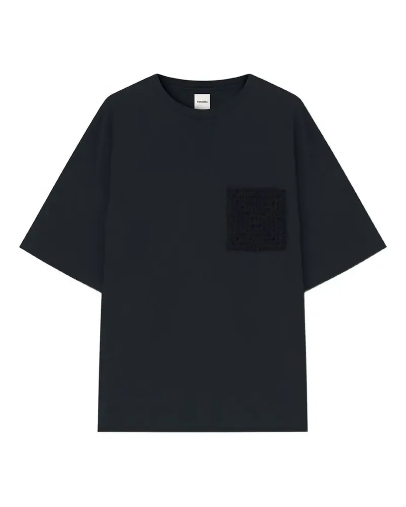 Nanushka pocket T-shirt - Schwarz Schwarz