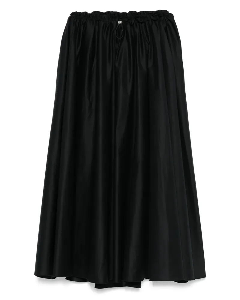 Liviana Conti Klassischer High-Waist-Rock - Schwarz Schwarz