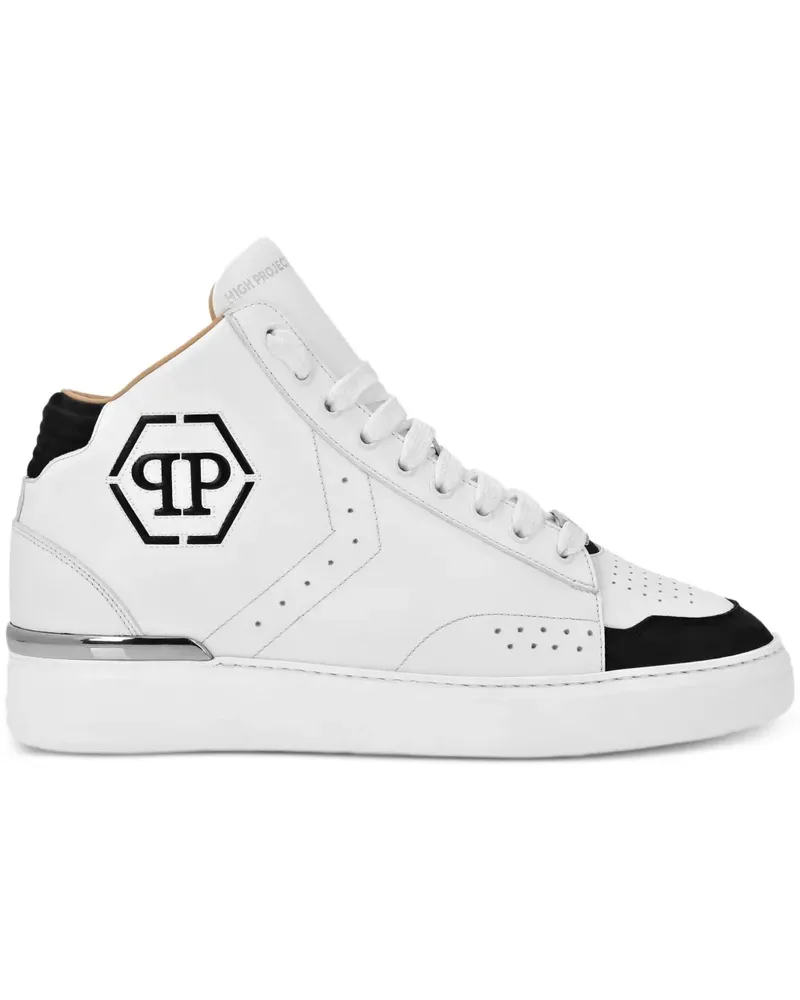 Philipp Plein Hexagon Sneakers - Weiß Weiß