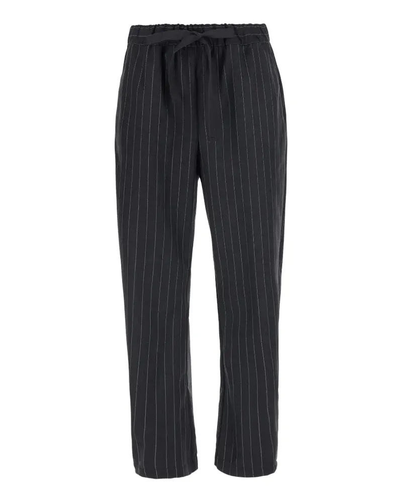 Semicouture Buddy drawstring tapered trousers - Grau Grau