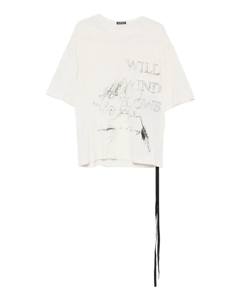 Ann Demeulemeester Aga T-shirt - Weiß Weiß