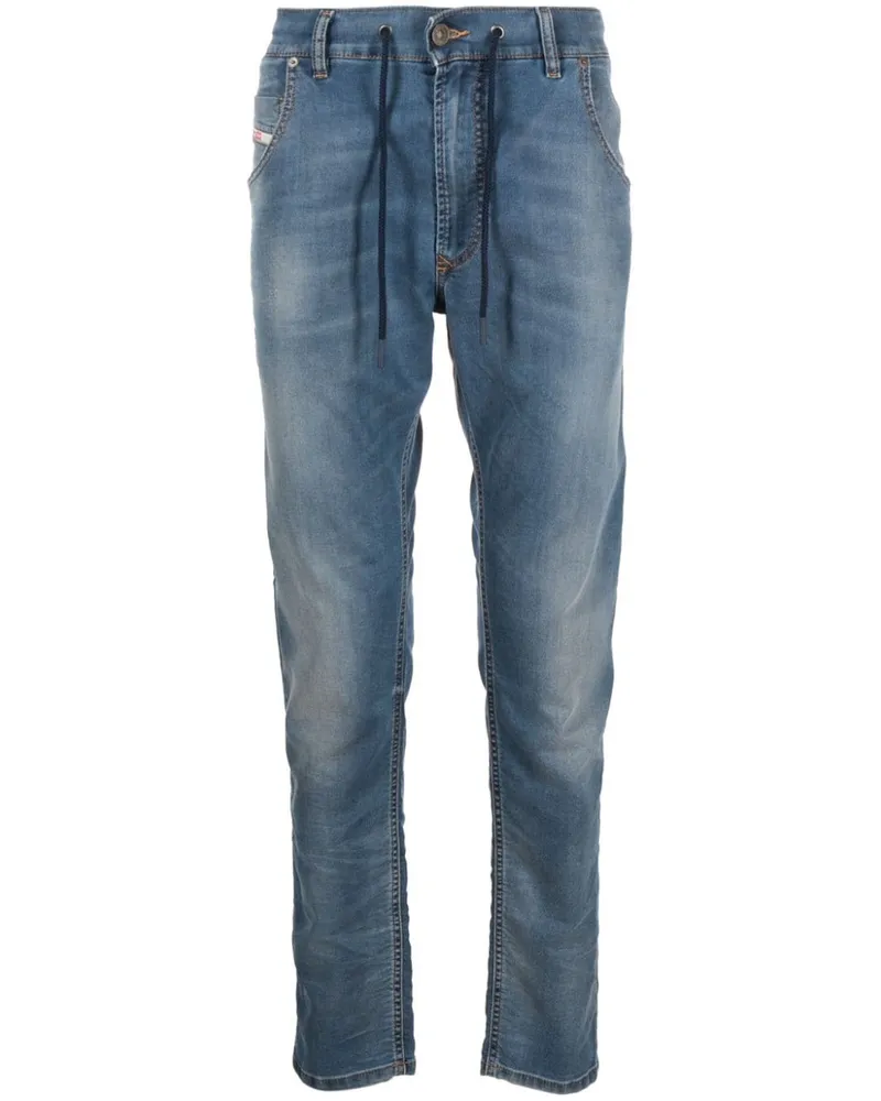 Diesel Tief sitzende Krooley-E-Ne Tapered-Jeans - Blau Blau