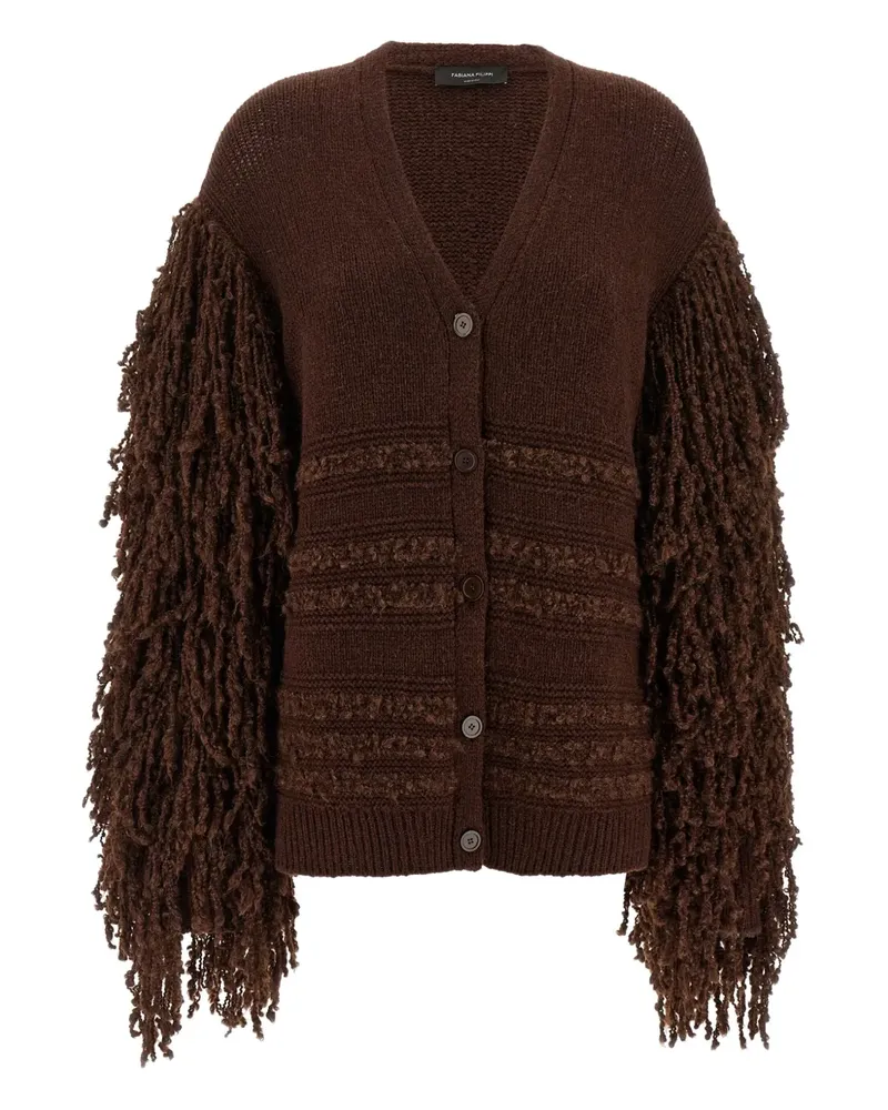 Fabiana Filippi Bouclé-Cardigan - Braun Braun