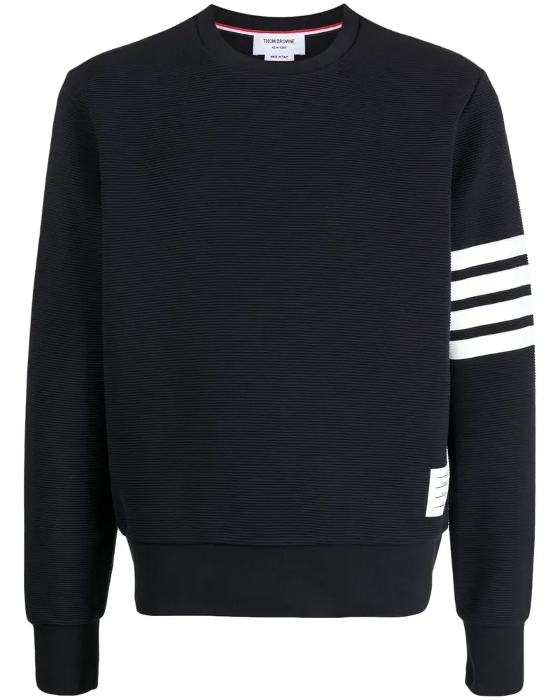 Thom Browne Sweatshirt mit Streifen - Blau Blau