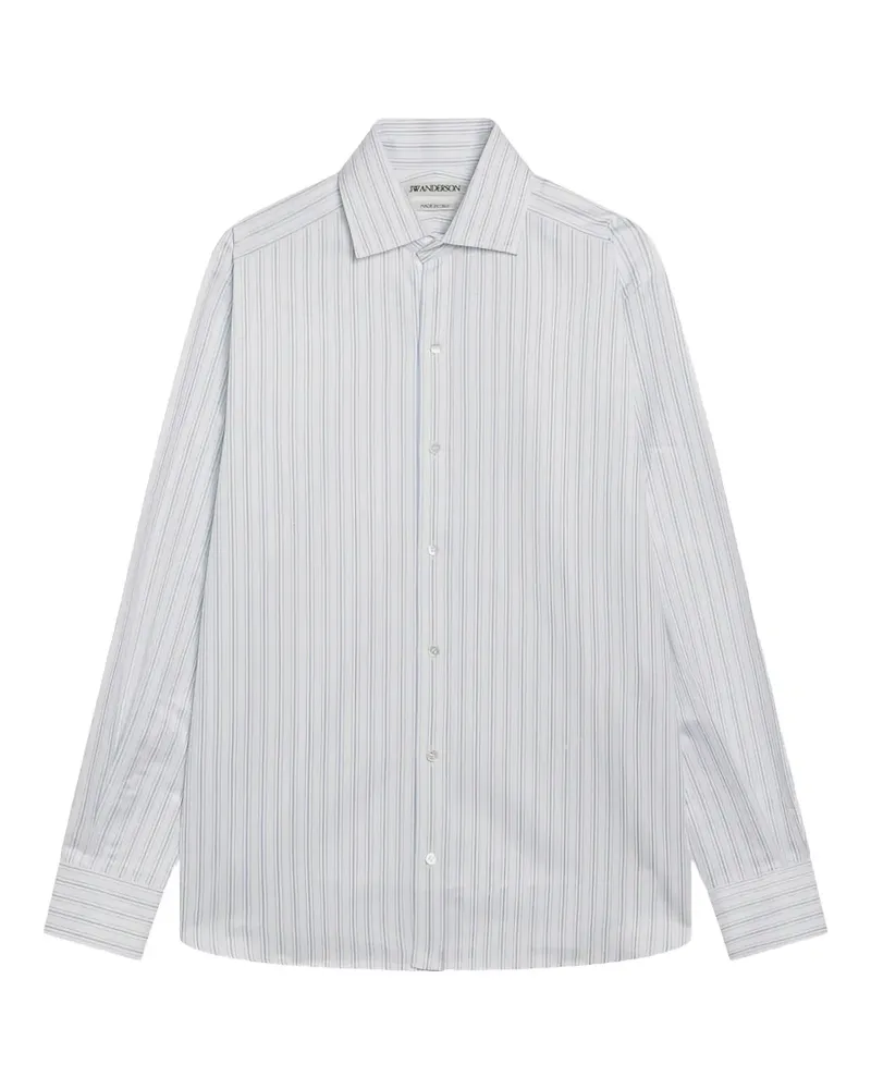J.W.Anderson Gestreiftes Hemd - Weiß Weiß