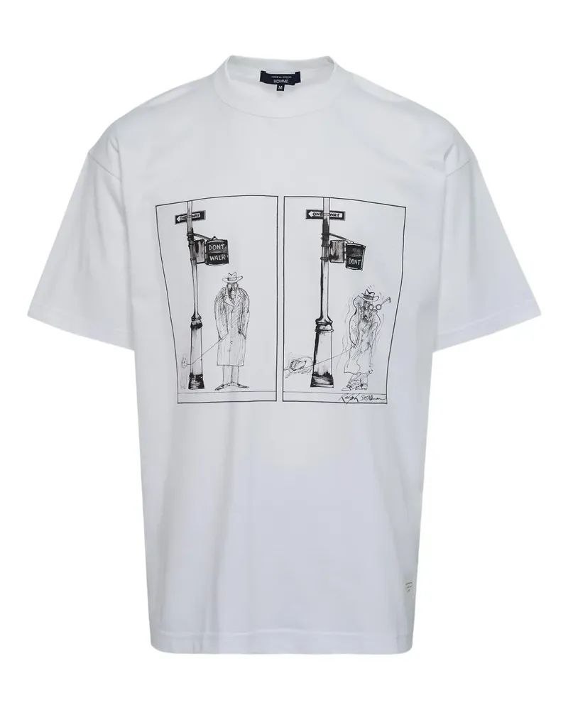 Comme des Garçons T-Shirt mit Print - Weiß Weiß