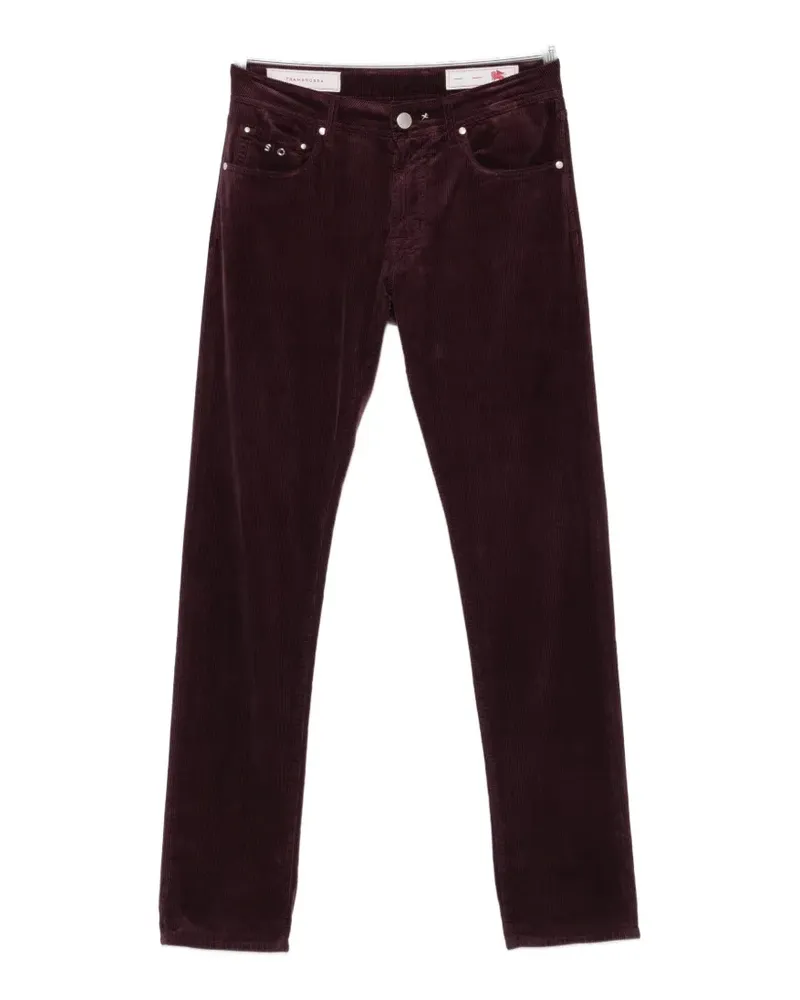 Tramarossa corduroy straight-leg trousers - Violett Violett