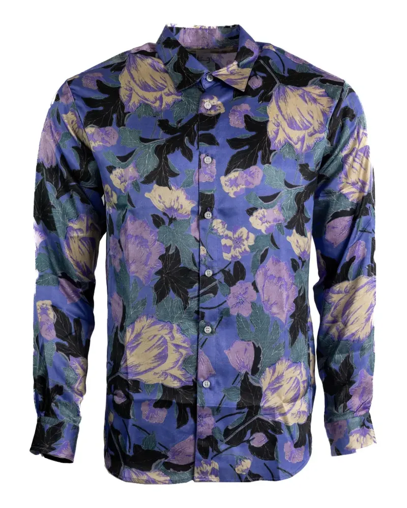 ERL Hemd mit Blumenmuster - Violett Violett