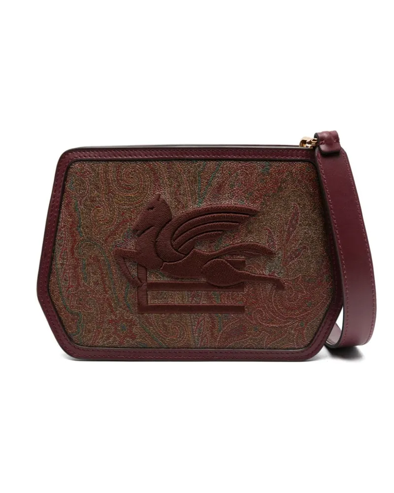 Etro Essential Pegaso-embroidery crossbody Braun