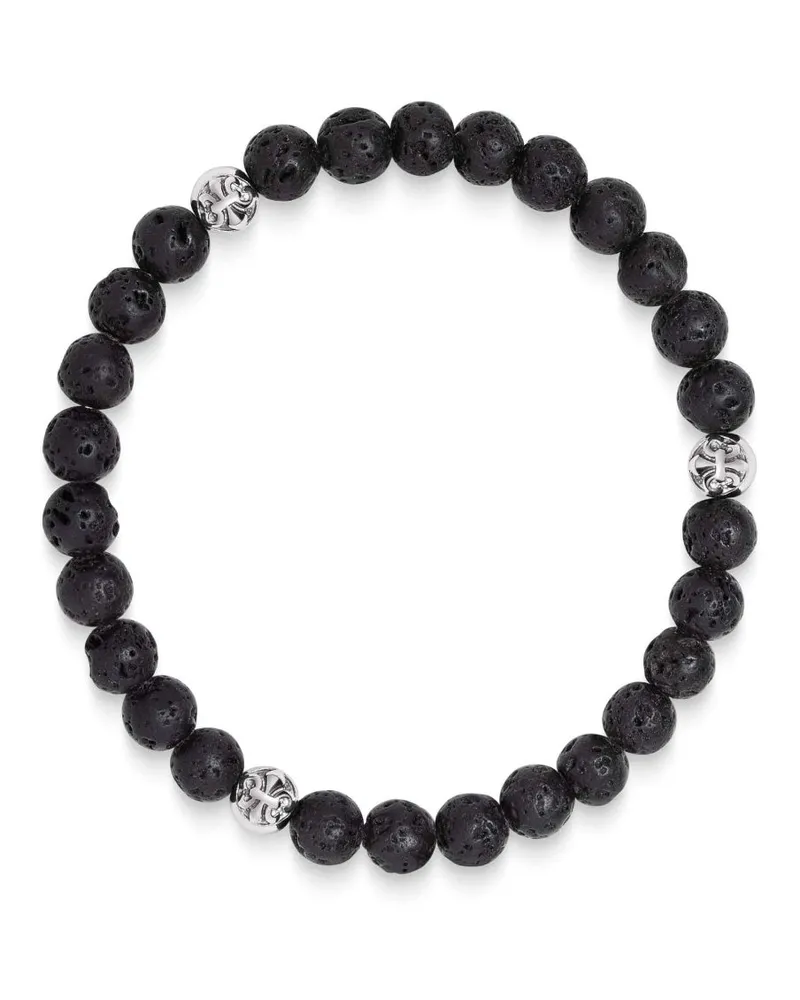 Nialaya Armband mit Onyx-Perlen 6mm - Schwarz Schwarz