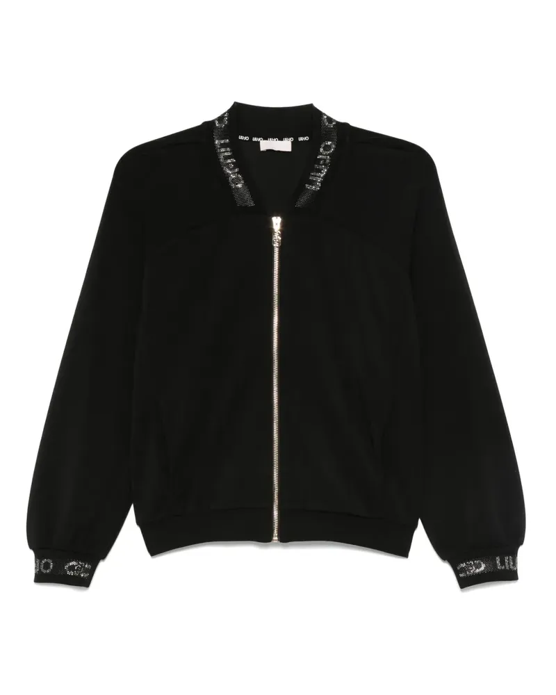 Liu Jo Jacke mit Logo-Detail - Schwarz Schwarz