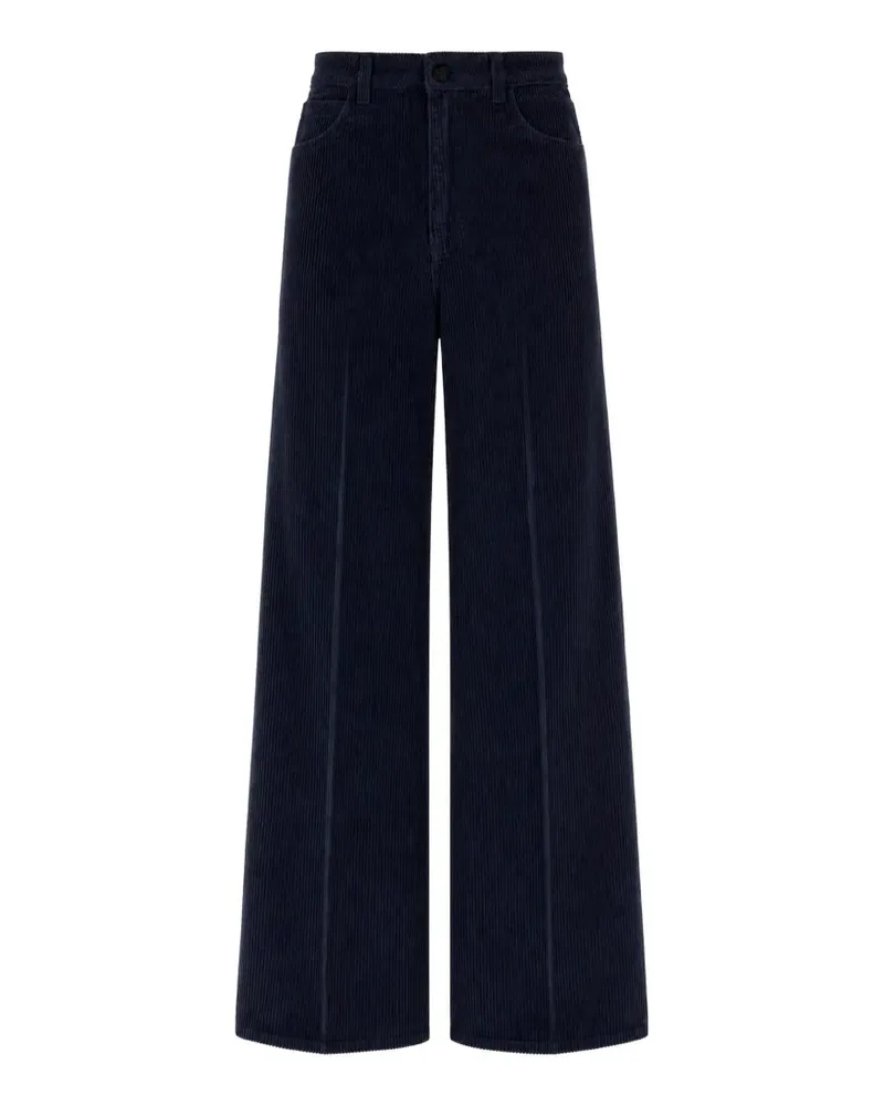 CRUNA Taylor Hose mit Cordstruktur - Blau Blau