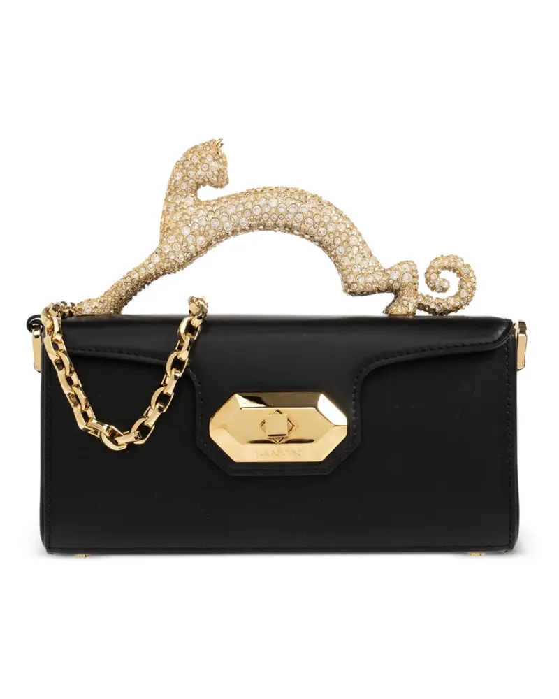 Lanvin Nano Pencil Cat Tasche - Schwarz Schwarz