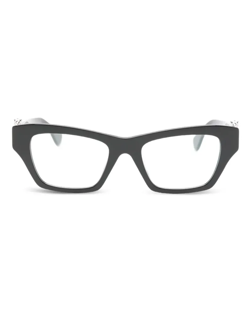 Cartier Klassische Cat-Eye-Brille - Schwarz Schwarz