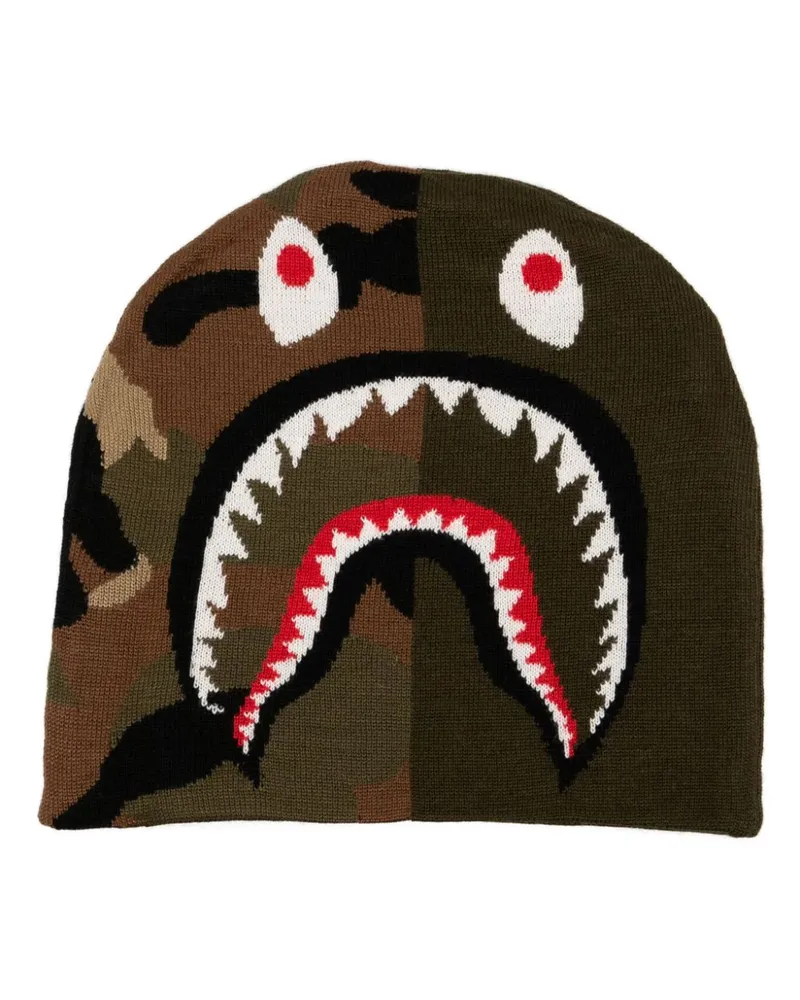 BAPE 1st Shark Beanie - Grün Grün