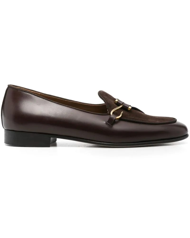 Edhèn Milano Loafer mit Hakendetail - Braun Braun