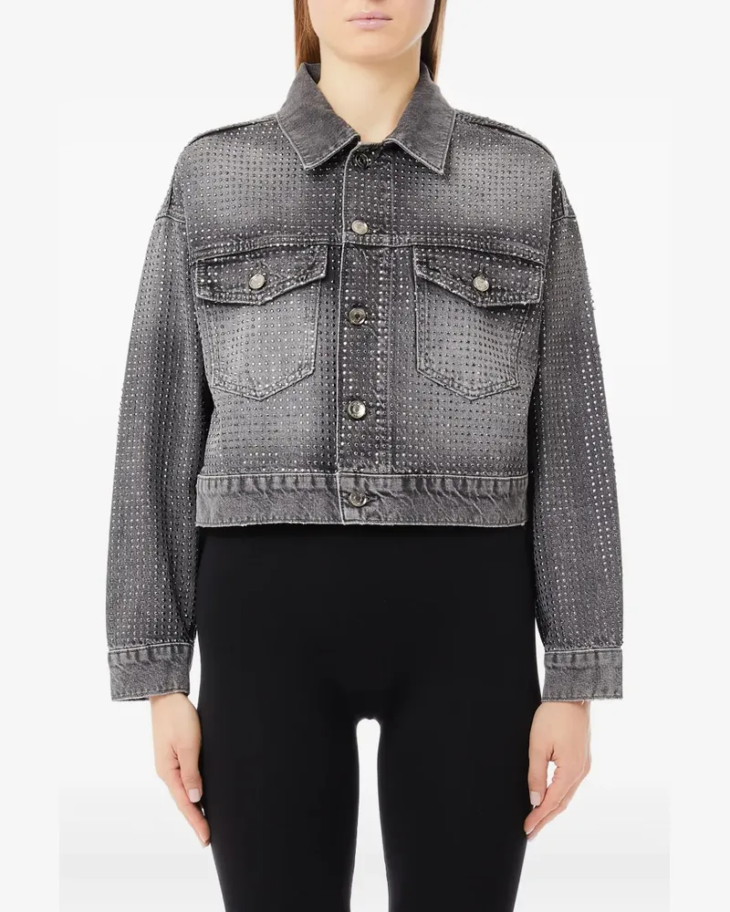 Liu Jo studded denim jacket - Grau Grau