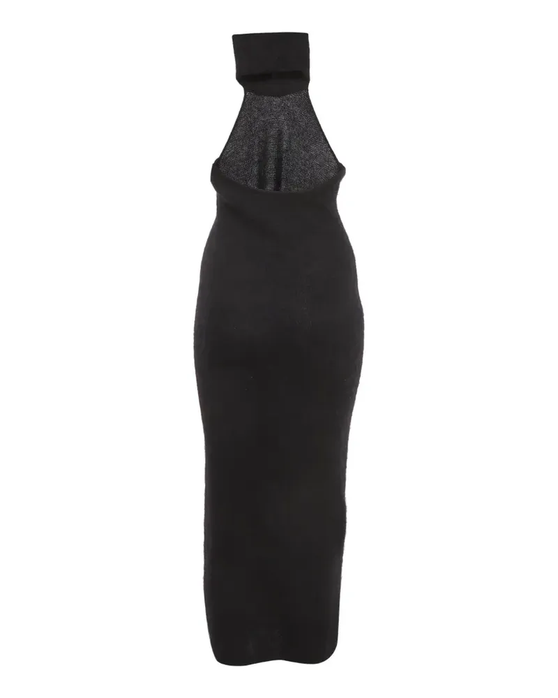 Magda Butrym halterneck knitted maxi dress - Schwarz Schwarz