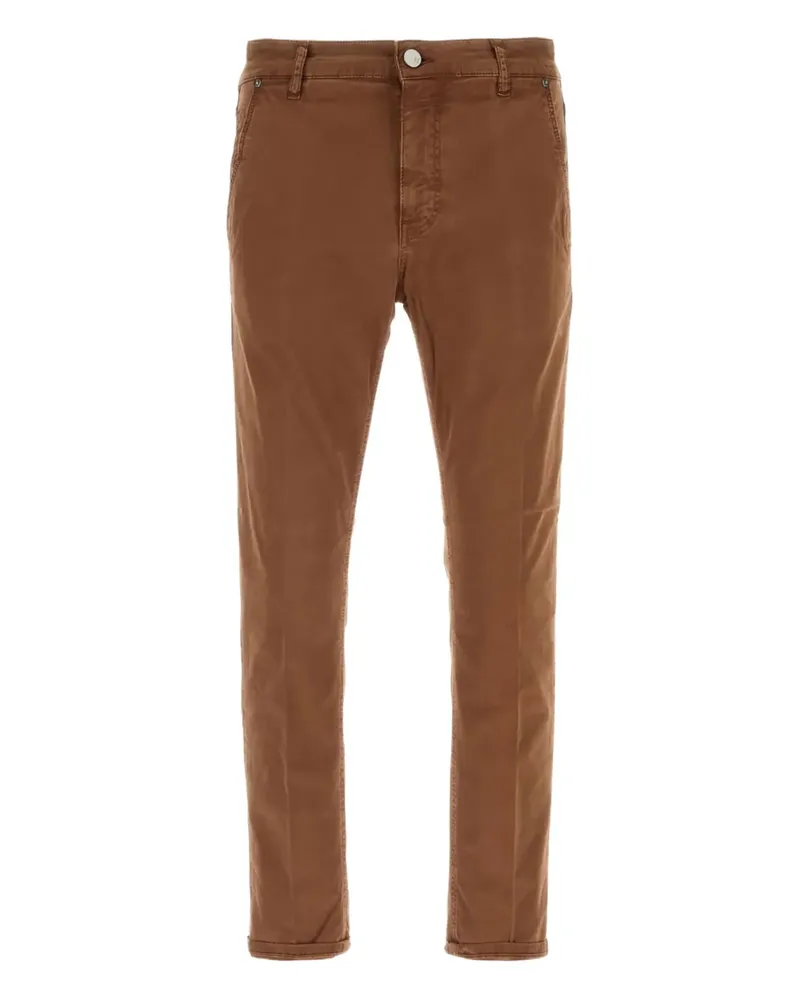 PT TORINO Stückgefärbte Hose - Braun Braun