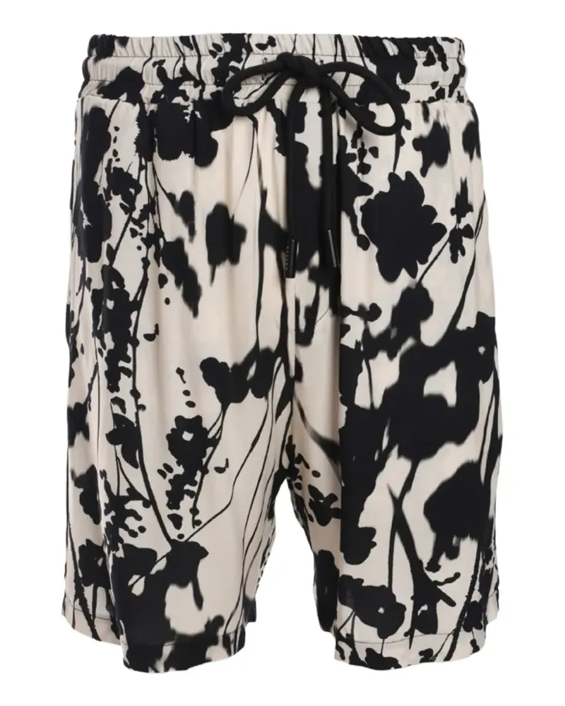 Gaëlle Bonheur Bermudas mit Blumen-Print - Nude Nude