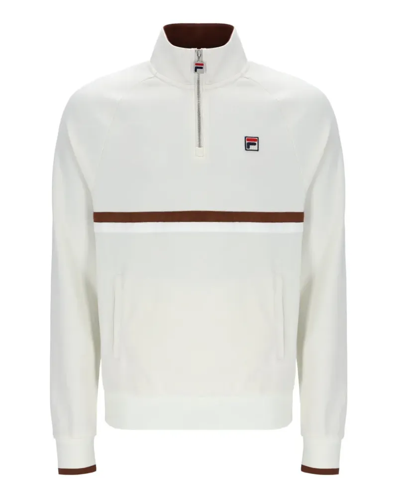 Fila Rolando Sweatshirt mit Viertelreißverschluss - Weiß Weiß