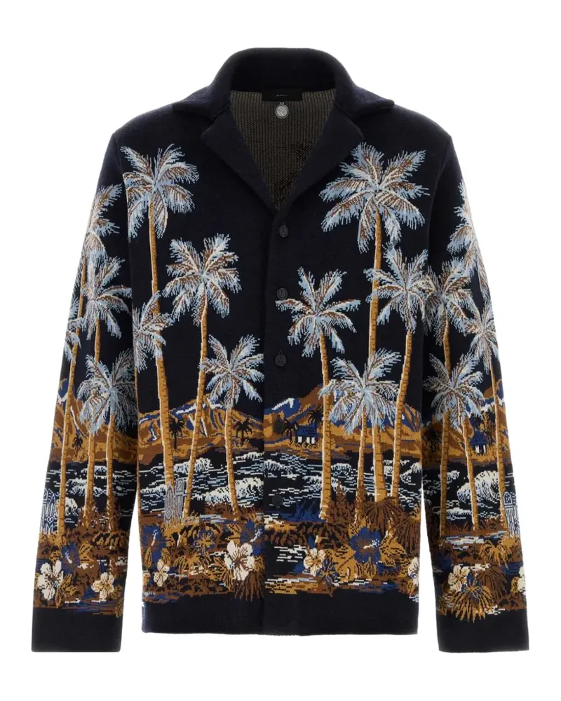 Alanui Bestickter Cardigan - Blau Blau