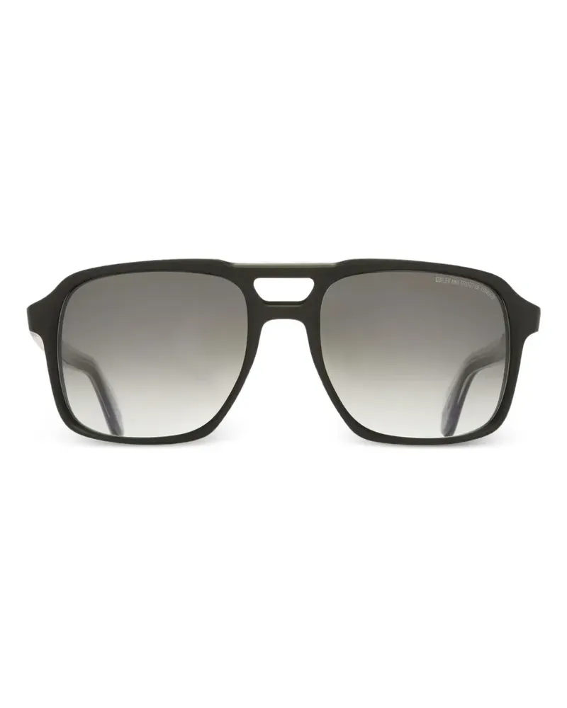 Cutler and Gross 1394 Pilotenbrille - Schwarz Schwarz