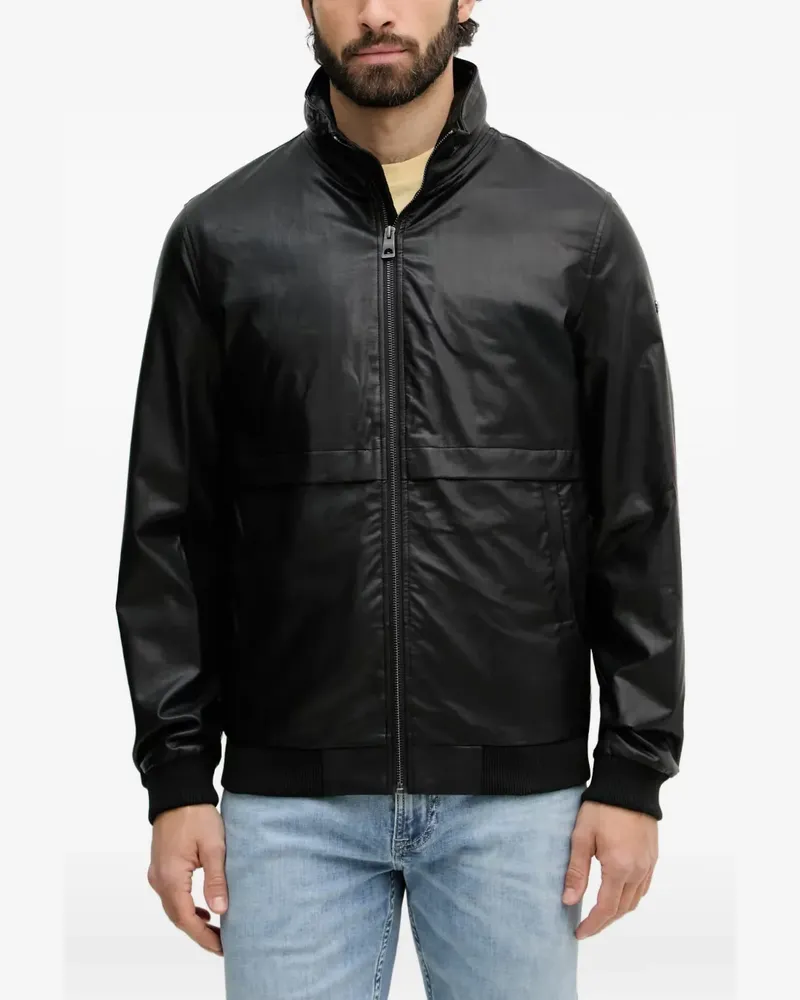 Guess Jacke mit Reißverschluss - Schwarz Schwarz