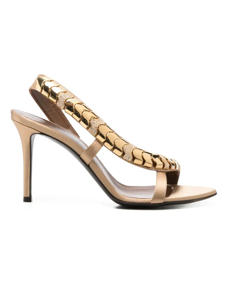 Giuseppe Zanotti Sandalen mit verziertem Riemen - Nude Nude