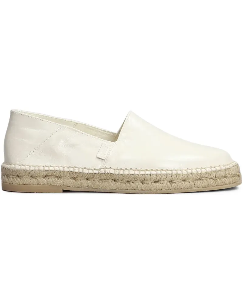 AMI Paris Espadrilles aus Leder - Nude Nude