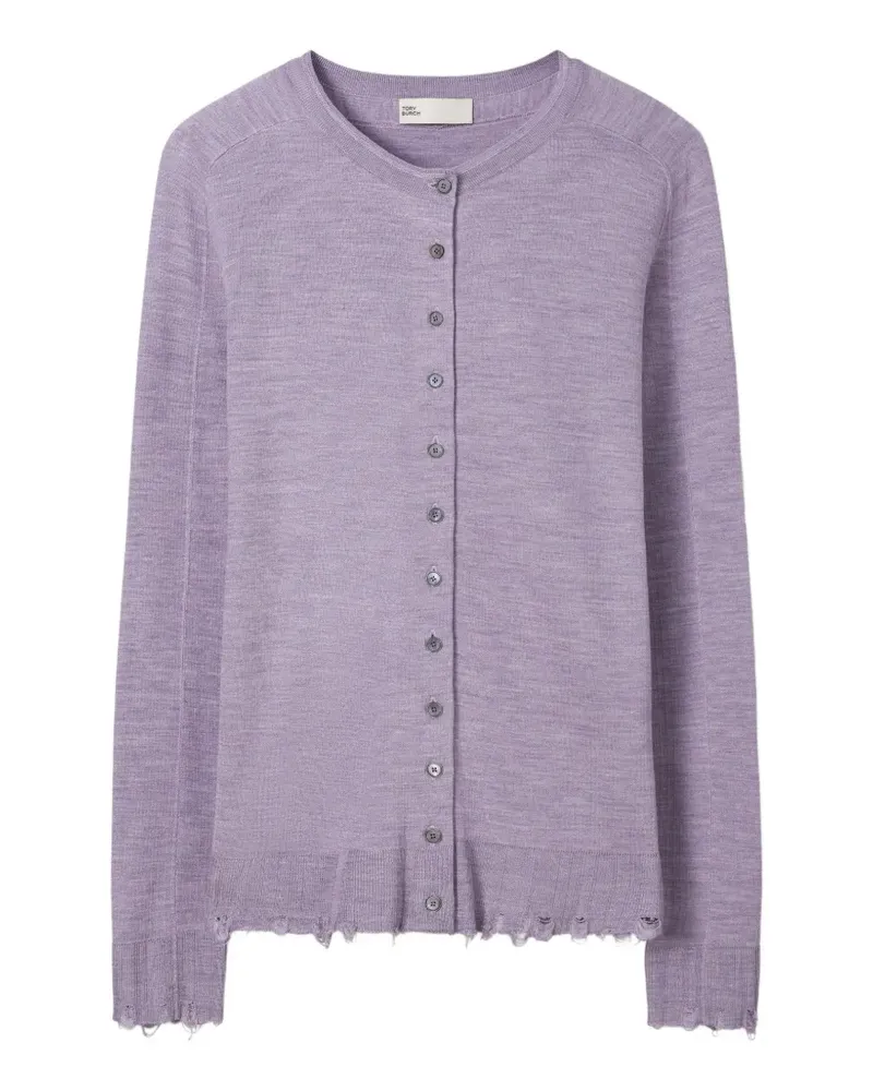 Tory Burch silk cardigan - Violett Violett