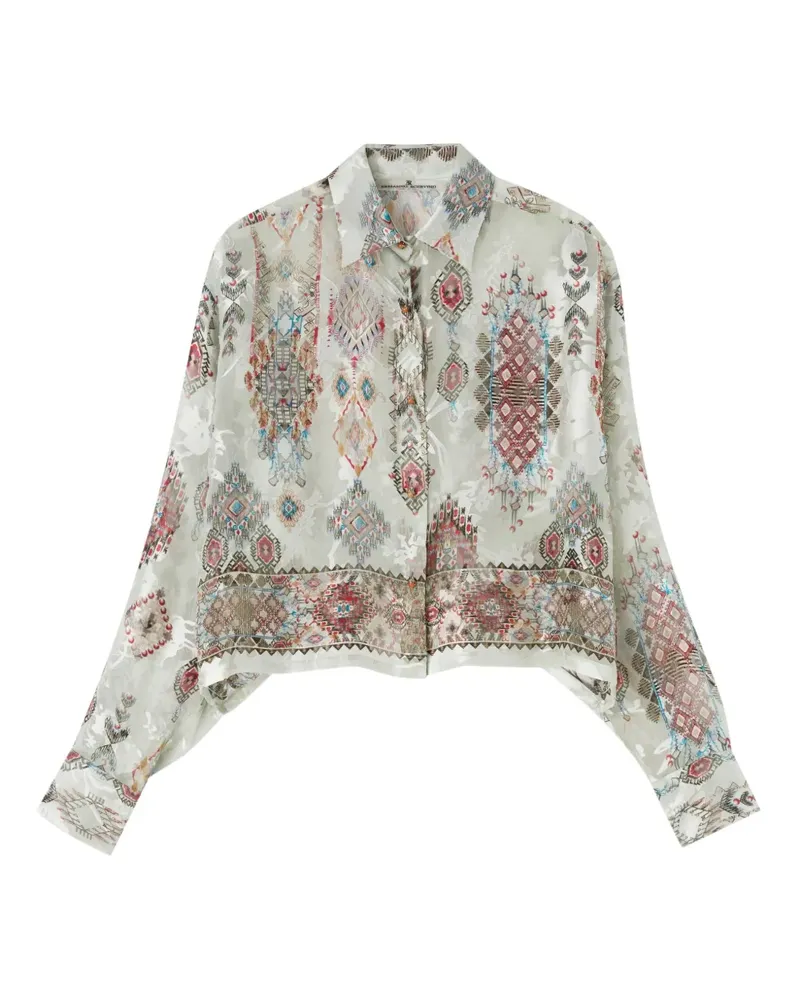 Ermanno Scervino Cropped-Hemd - Grün Grün