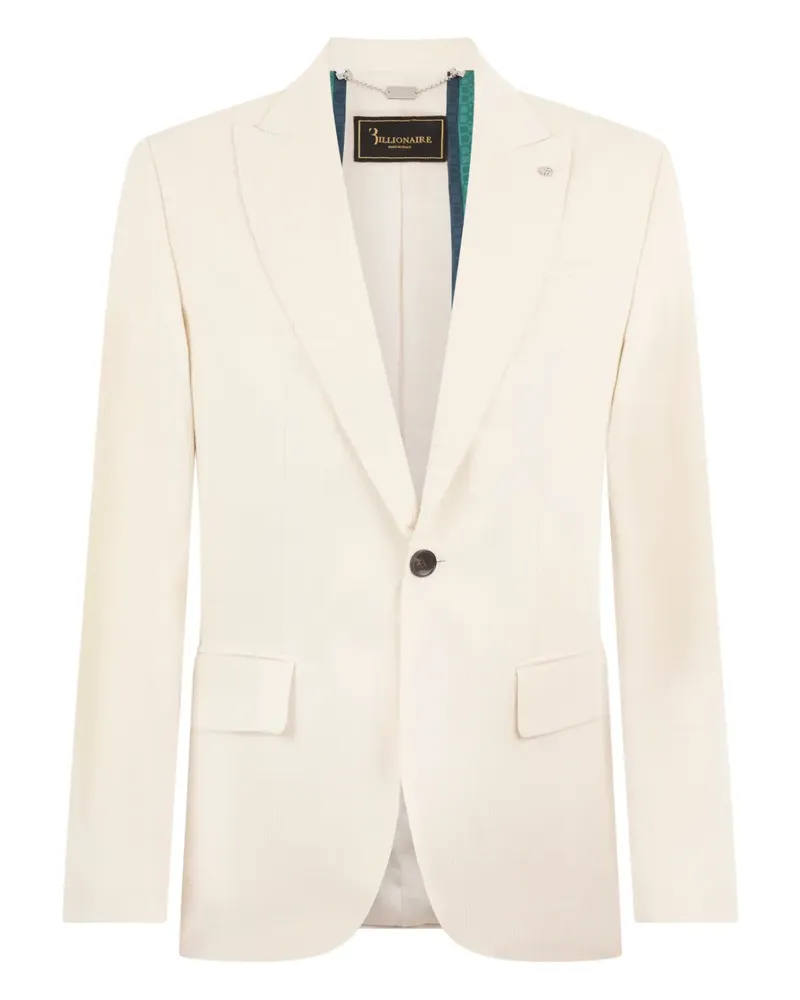 Billionaire corduroy single-breasted blazer - Nude Nude